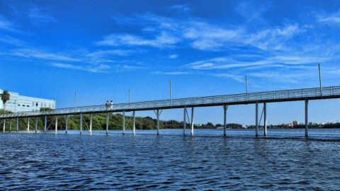 Continúan encontrando desechos clínicos en laguna del Carpintero