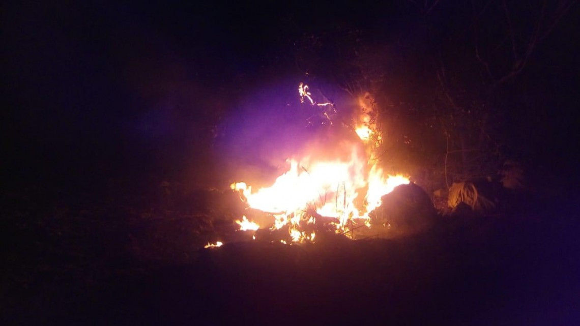 Arde bodega con materiales de desecho en Altamira