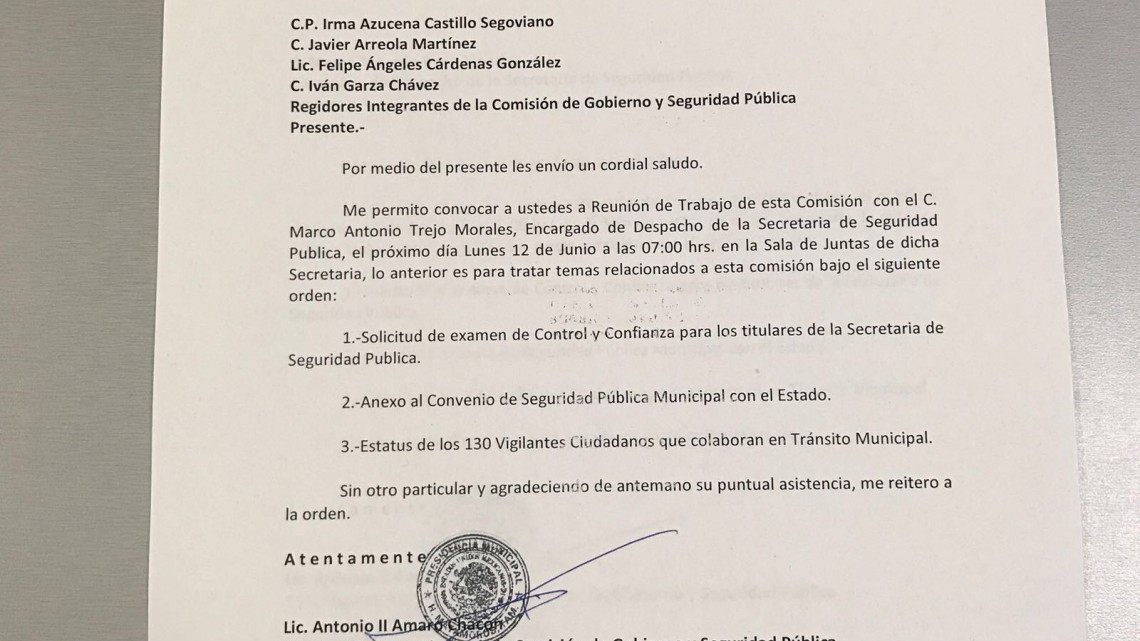 Dejan en "visto" al regidor Amaro Chacón 