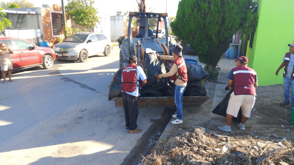 Limpia y recupera espacios públicos el Gobierno de Reynosa