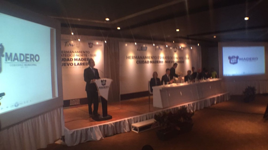 Madero y Nuevo Laredo firman convenio de hermanamiento estratégico