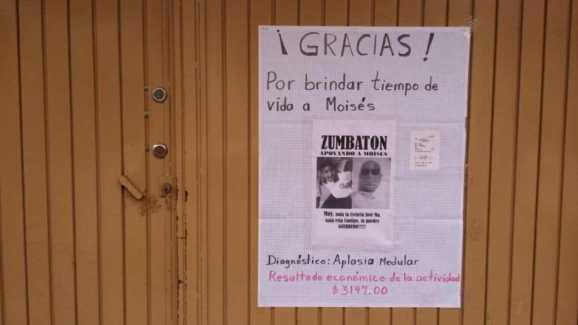 Hacen zumbaton para apoyar a alumno con aplaca medular