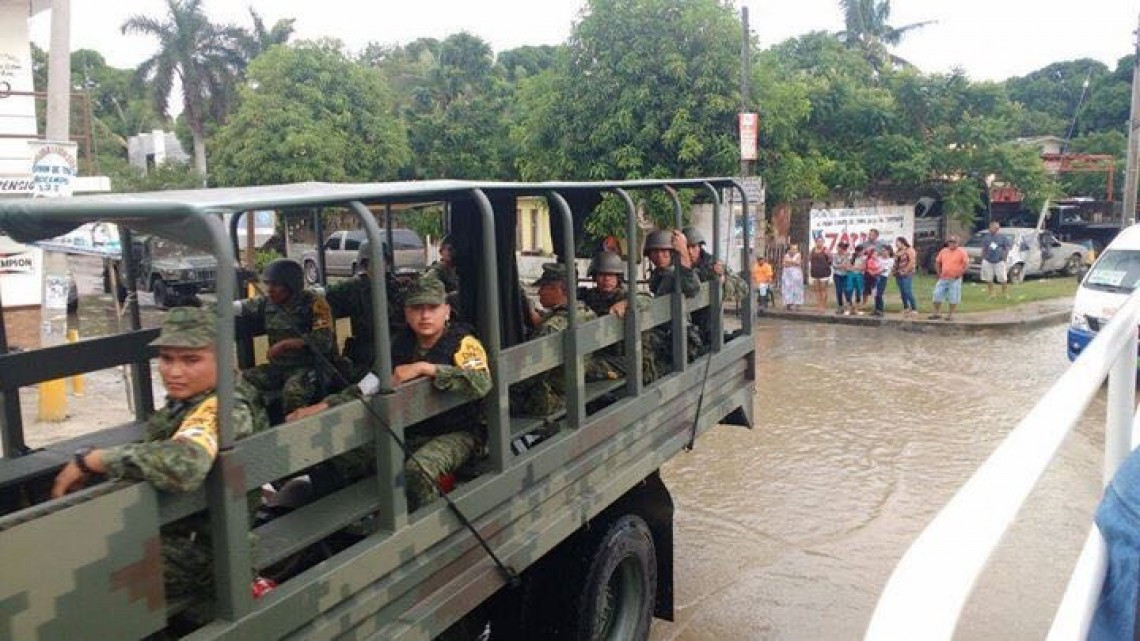 Auxilian 3 niveles de gobierno a damnificados del sur de Tamaulipas