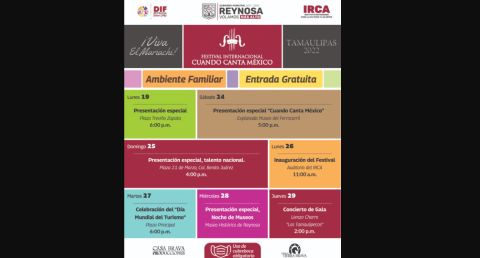 Invita Gobierno de Reynosa a presentación especial de mariachi en colonia B. Juárez 