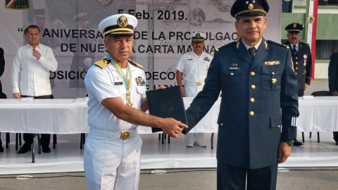 Conmemora Sedena el 102 aniversario de la Constitución Política