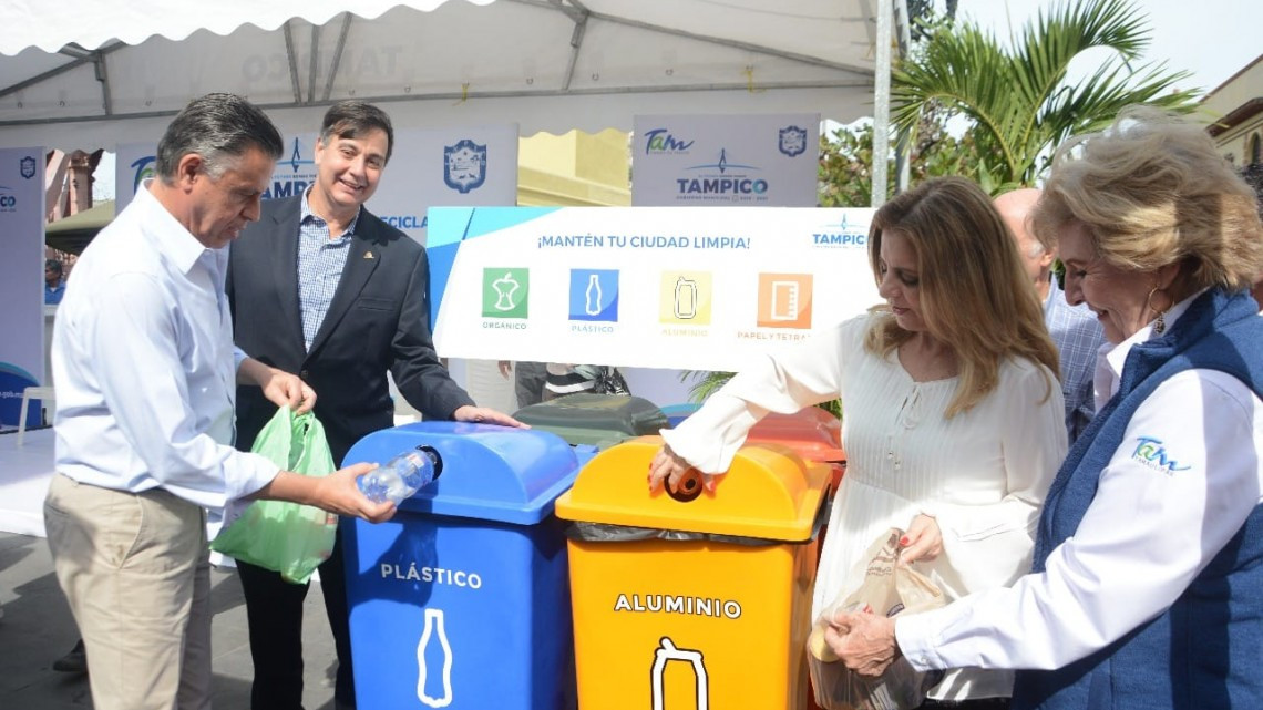 Instalarán en Tampico 8 módulos para reclasificar la basura