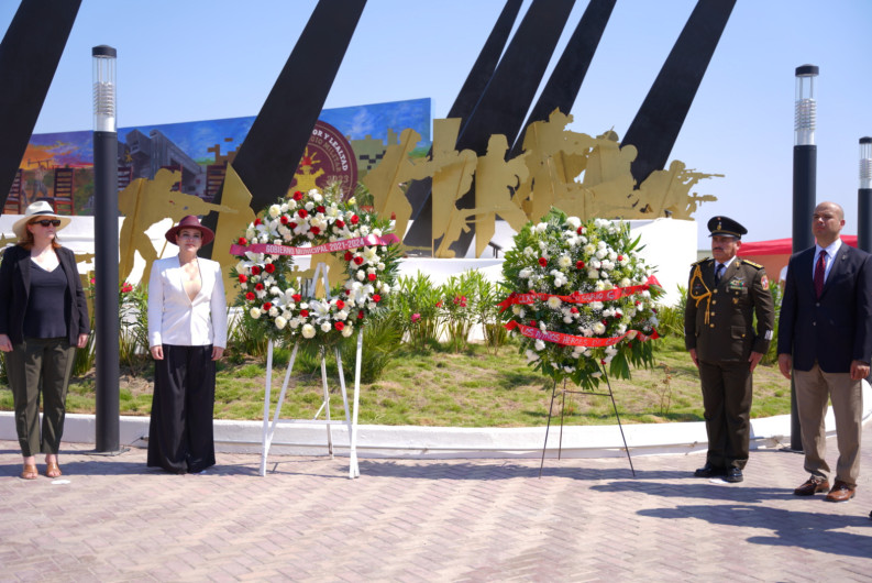 Encabeza alcaldesa Carmen Lilia Canturosas conmemoración del 177 aniversario de la gesta Heroica de los Niños Héroes 