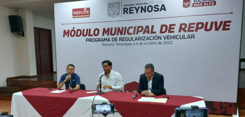 Habrá 4 módulos más de Repuve en Reynosa 