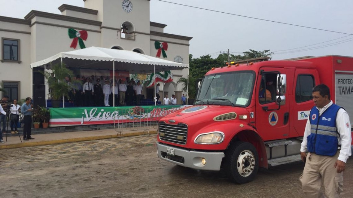 Transcurre sin novedad el desfile cívico militar en Altamira.