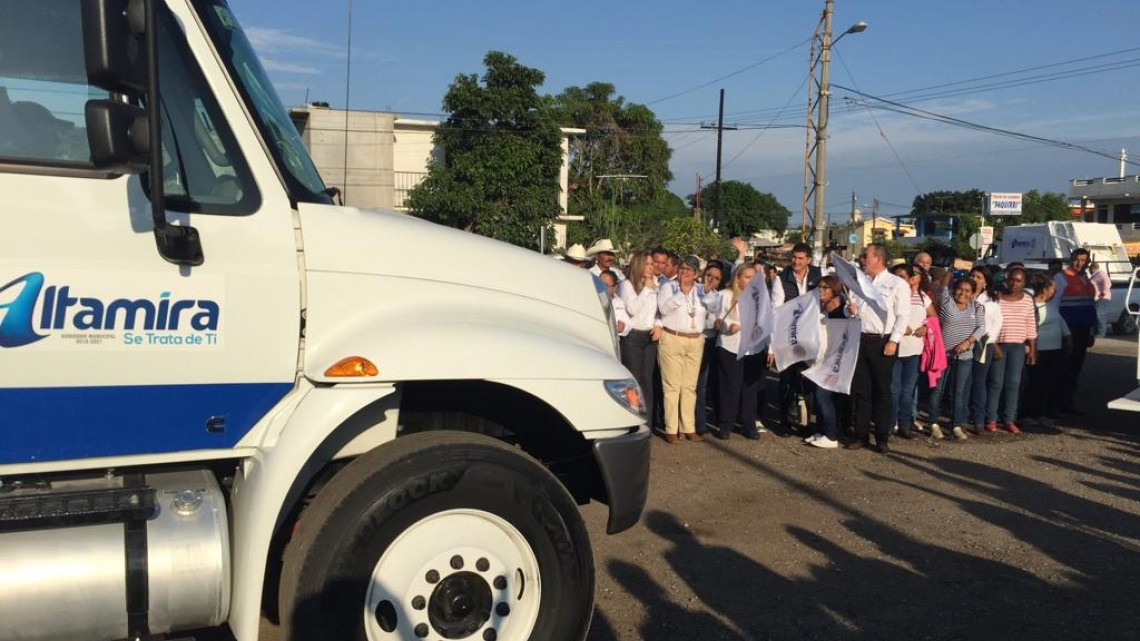 Se incrementa el parque vehicular y de camiones recolectores de basura en Altamira