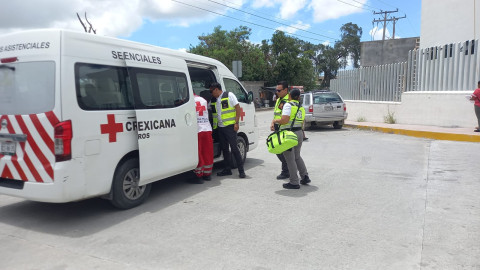 Trasladan vía aérea al Hospital de Victoria a víctima de quemaduras