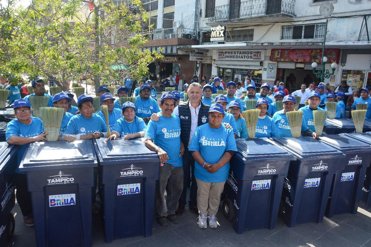 Fortalece Chucho Nader el  Programa "Tampico Brilla"