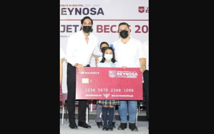 Urge Gobierno de Reynosa a recoger tarjetas de Becas