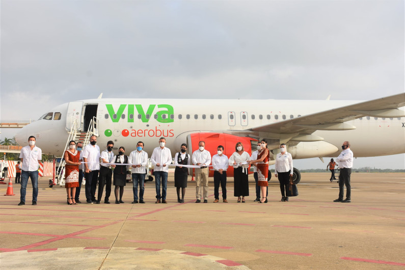 Viva Aerobus inaugura ruta CDMX-Tampico