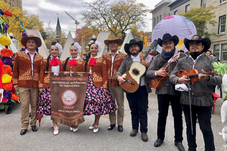 Artistas de la UAT participan en Festival de Día de Muertos en Canadá