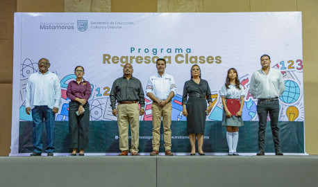 Entrega Gobierno de Matamoros más apoyos a la educación a través del programa “Regreso a Clases”  