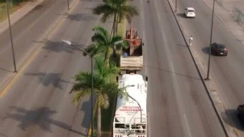 CIerran el paso en la Avenida Hidalgo por Obras de paso Inferior  