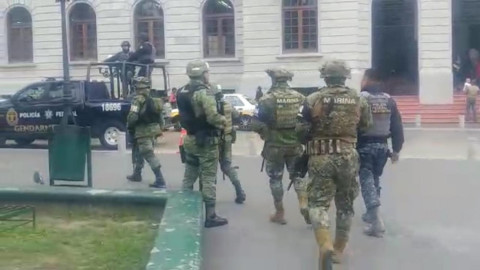 Arriban elementos de Sedena y Marina al centro de Tampico para reforzar seguridad