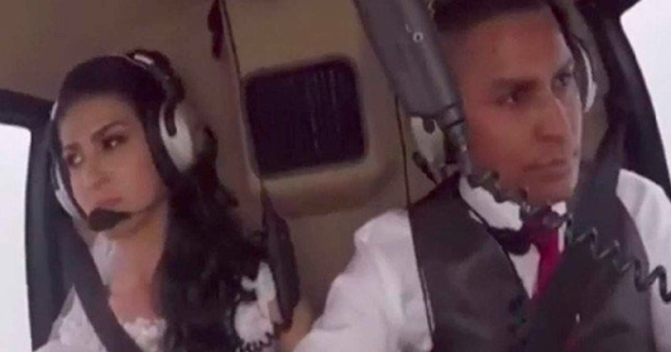 Se estrella helicóptero cuando trasladaba a novia a su boda
