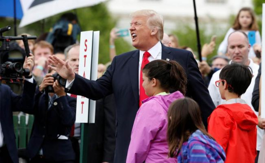Trump da inicio al Festival de Pascua 