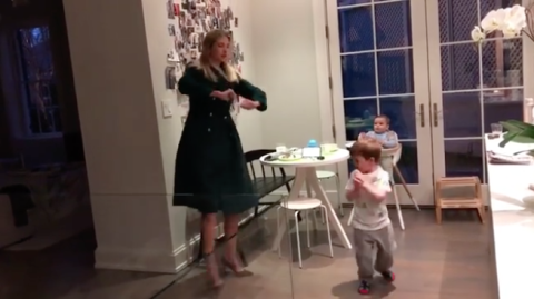 Ivanka Trump baila con sus hijos y el video se hace viral en redes