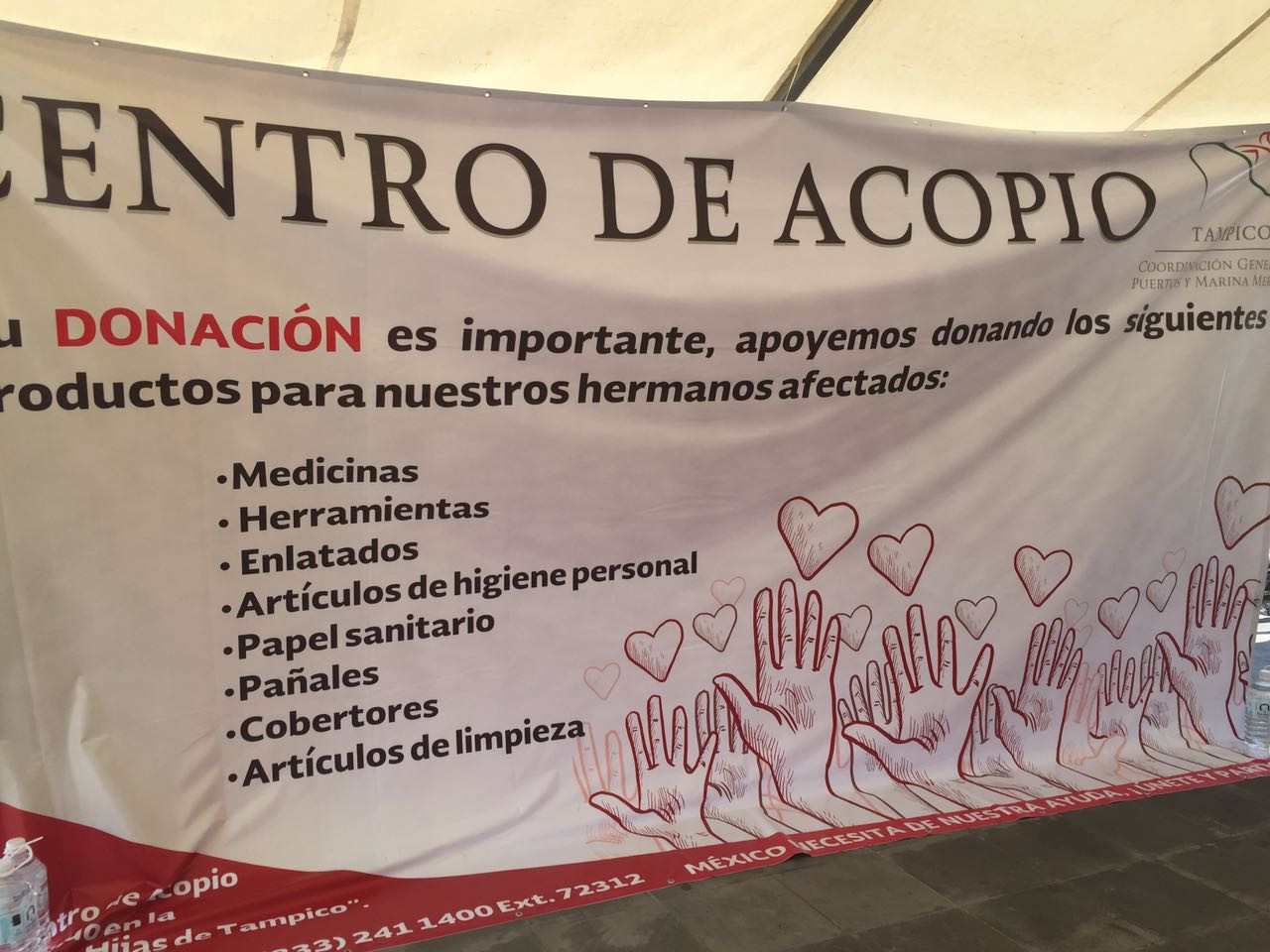 API Tampico abre centro de acopio