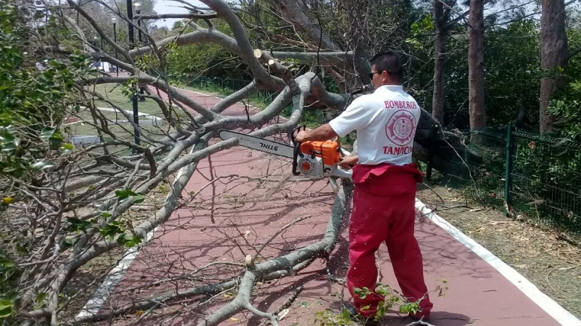 Norte provoca caos en sur de Tamaulipas 