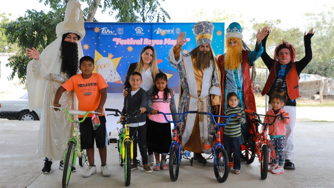 DIF Altamira lleva Festival de Reyes Magos a la zona rural