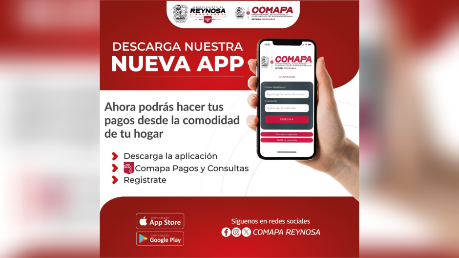 Lanza COMAPA su nueva aplicación móvil para facilitar pagos y consultas
