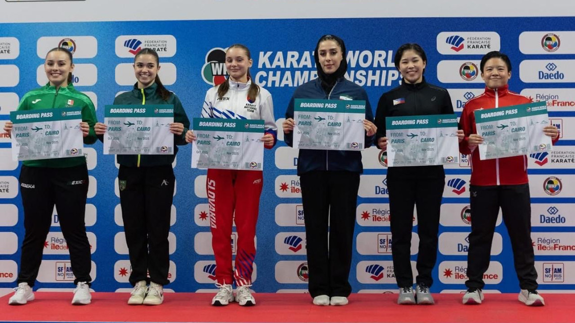 Orgullo Neolaredense: Yaneth Quiroz clasifica al Campeonato Mundial de Karate en Egipto