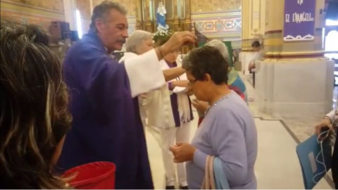 Celebran en Tampico el miércoles de ceniza 