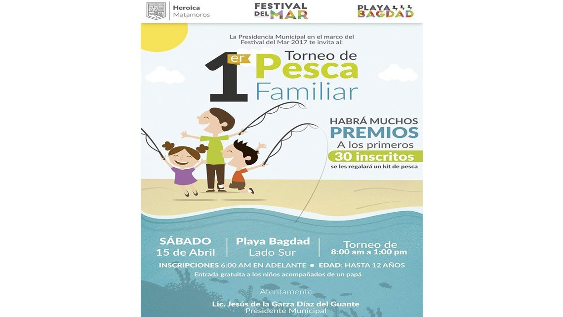 Celebran el "Día del niño" en playa Bagdad