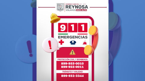 Conoce los números de emergencia de Reynosa 