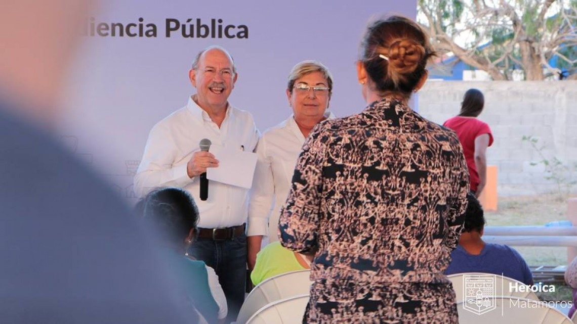 Gobierno de Matamoros realiza audiencia pública