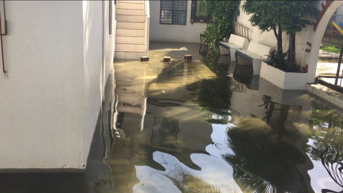 Son 4 escuelas que aún están inundadas y con goteras 
