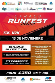 Invita Alcalde de Reynosa a participar en la CANACO Runfest 2022