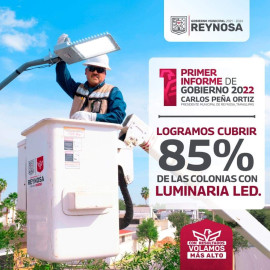 Con más de 84 MDP el Gobierno de Carlos Peña Ortiz ilumina el 85% de colonias 