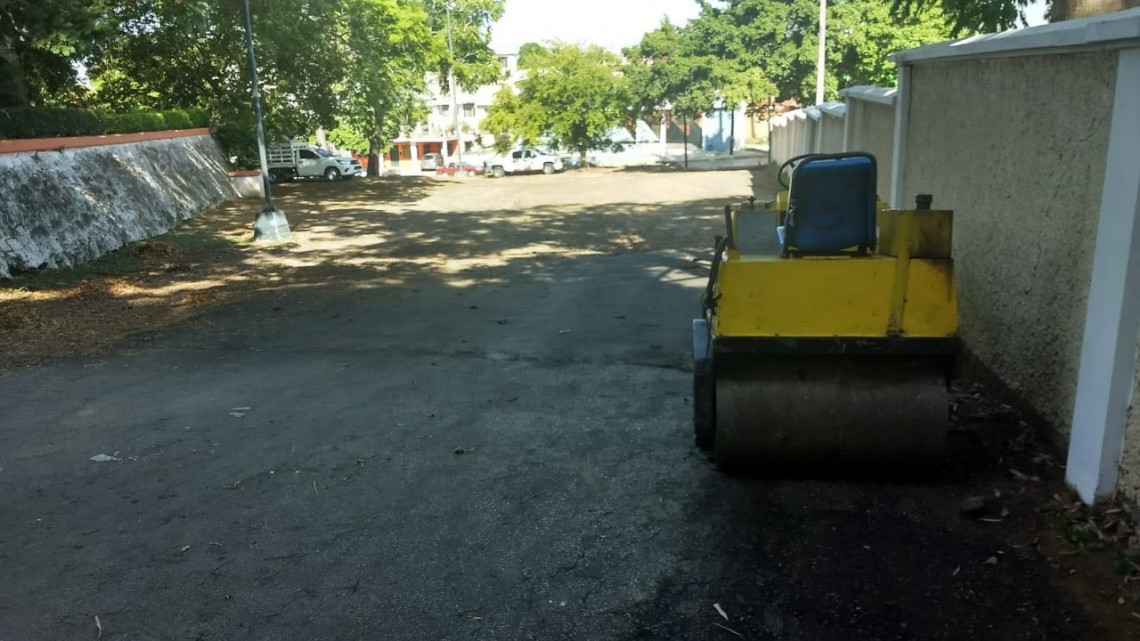 Supervisa Alcaldesa trabajos de remodelación del Auditorio Municipal