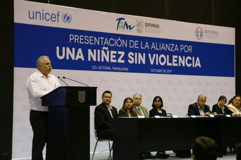 Tamaulipas se une a la Alianza por una Niñez sin violencia de la UNICEF
