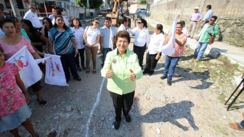 Arranca gobierno de Tampico obras de pavimentación en las colonias Morelos y Obrera