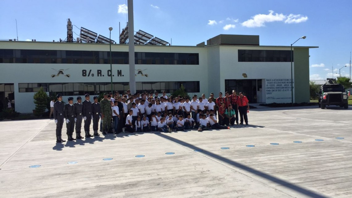 Clausuran campamento en el 8VO regimiento