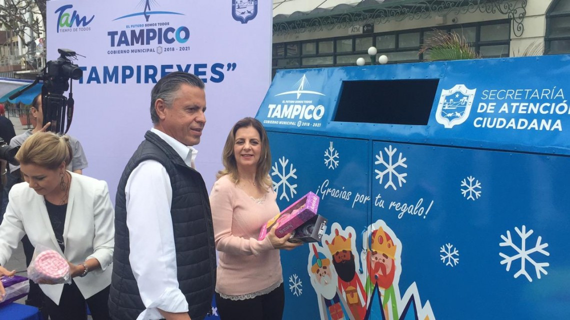Ponen en marcha campaña de donación de juguetes “TampiReyes”