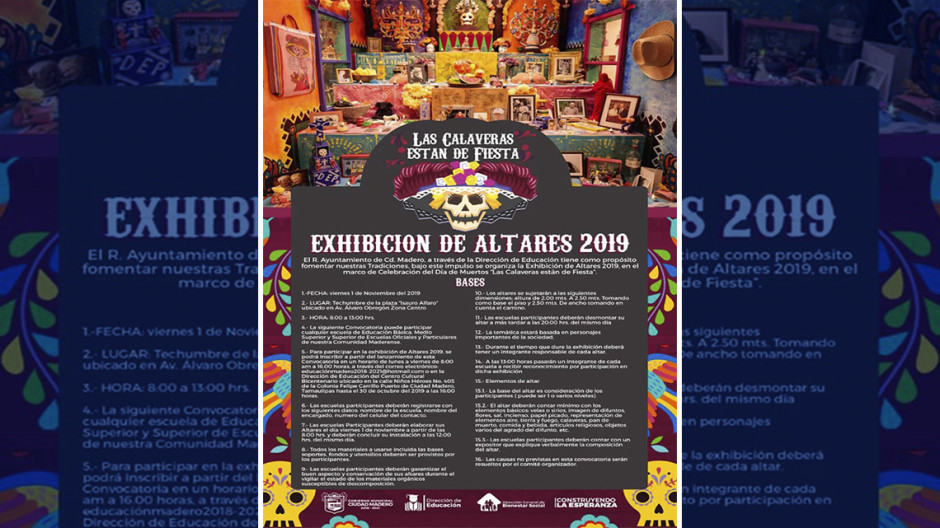 Invitan a “Exhibición de Altares 2019”