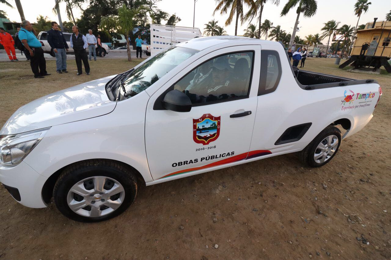 Moderniza gobierno de Tampico parque vehicular de dependencias 