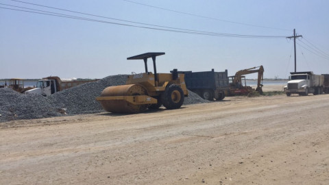 Paran labores en carretera al "Mezquital" 