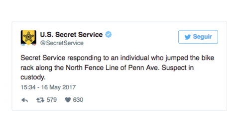 Cierran accesos a Casa Blanca por intento de brincar la cerca