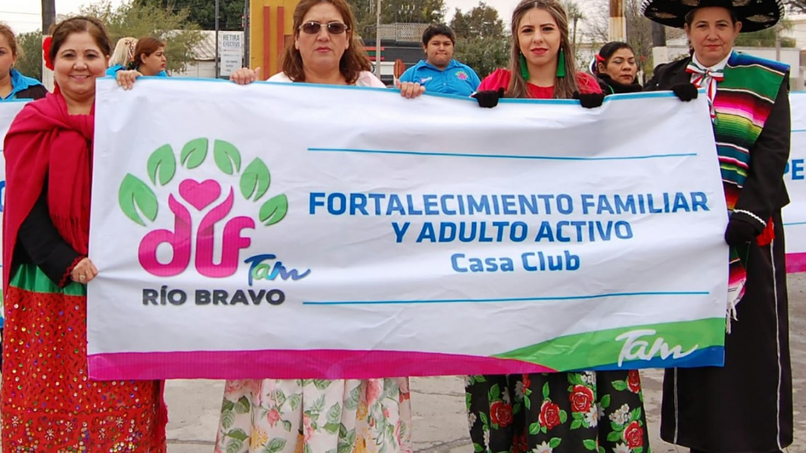 Participa DIF Río Bravo en magno desfile revolucionario