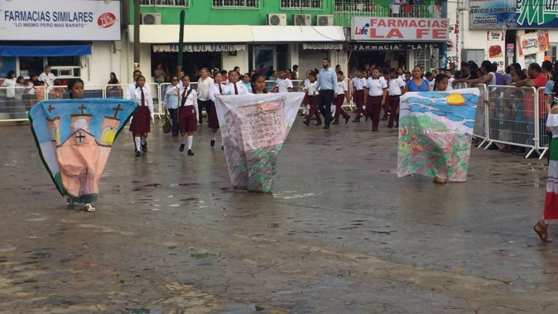 Transcurre sin novedad el desfile cívico militar en Altamira.