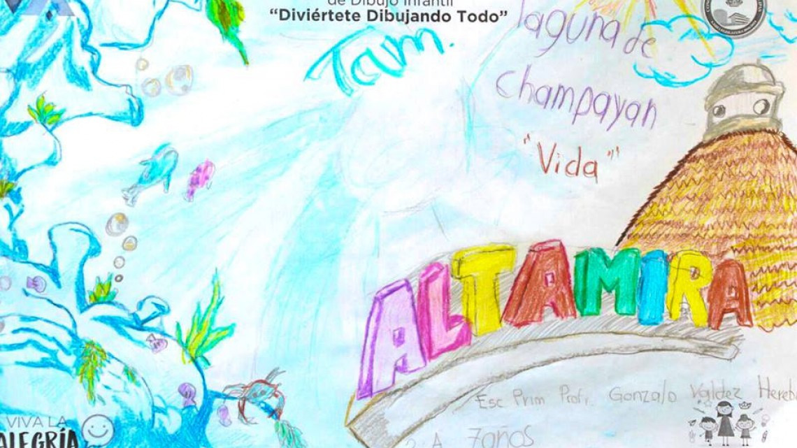 Realizan primer concurso municipal de dibujo infantil en Altamira