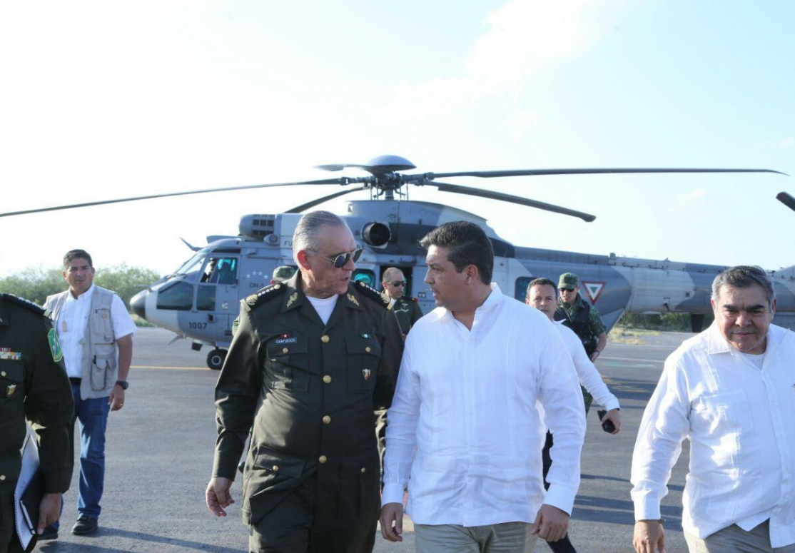 Reconoce Gobernador apoyo de Fuerzas Armadas a Tamaulipas